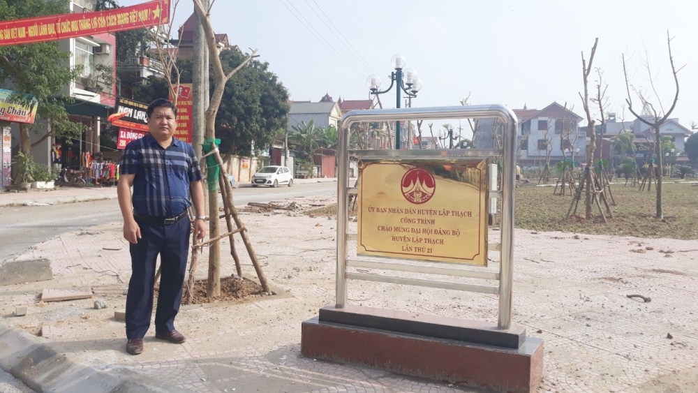 Lập Thạch (Vĩnh Phúc): Nhiều công trình chào mừng Đại hội Đảng bộ huyện hoàn thành đúng kế hoạch