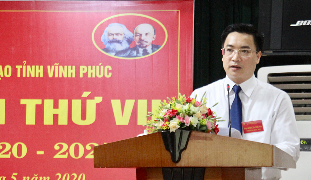 dang bo so giao duc va dao tao vinh phuc vung tin vao nhiem ky moi