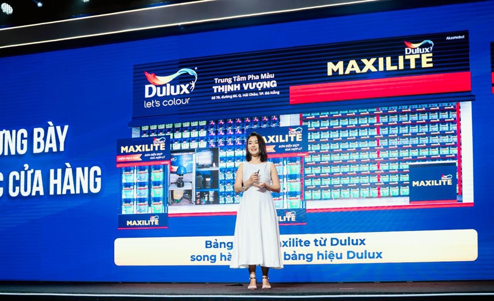 nang cap nhan dien thuong hieu maxilite tu dulux