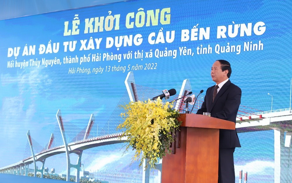 khoi cong cau ben rung noi thanh pho hai phong va tinh quang ninh