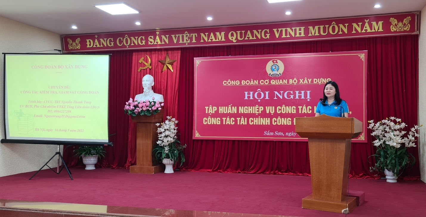 Hội nghị tập huấn công tác kiểm tra và công tác tài chính năm 2022