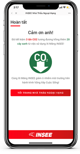 insee viet nam ra mat cong cu tinh luong co2 tiet kiem khi dung xi mang insee