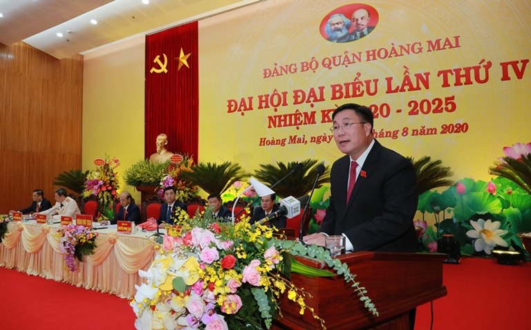 dong chi nguyen quang hieu duoc bau giu chuc bi thu quan uy hoang mai