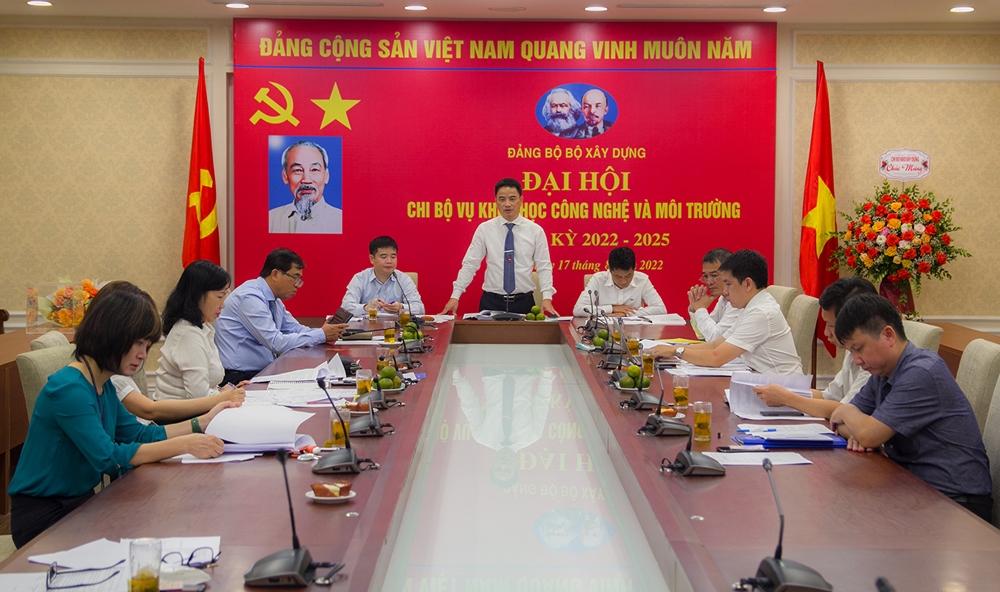 Đại hội Chi bộ Vụ Khoa học Công nghệ và Môi trường nhiệm kỳ 2022 – 2025 thành công tốt đẹp