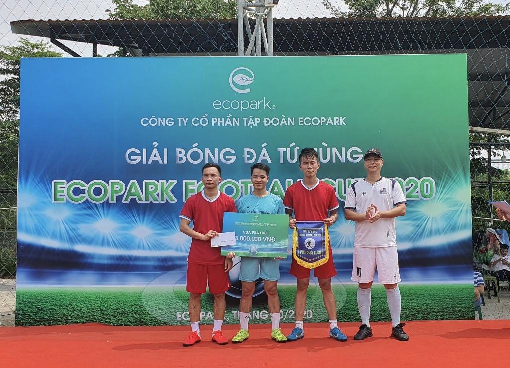 tung bung giai bong da tu hung ecopark football cup 2020