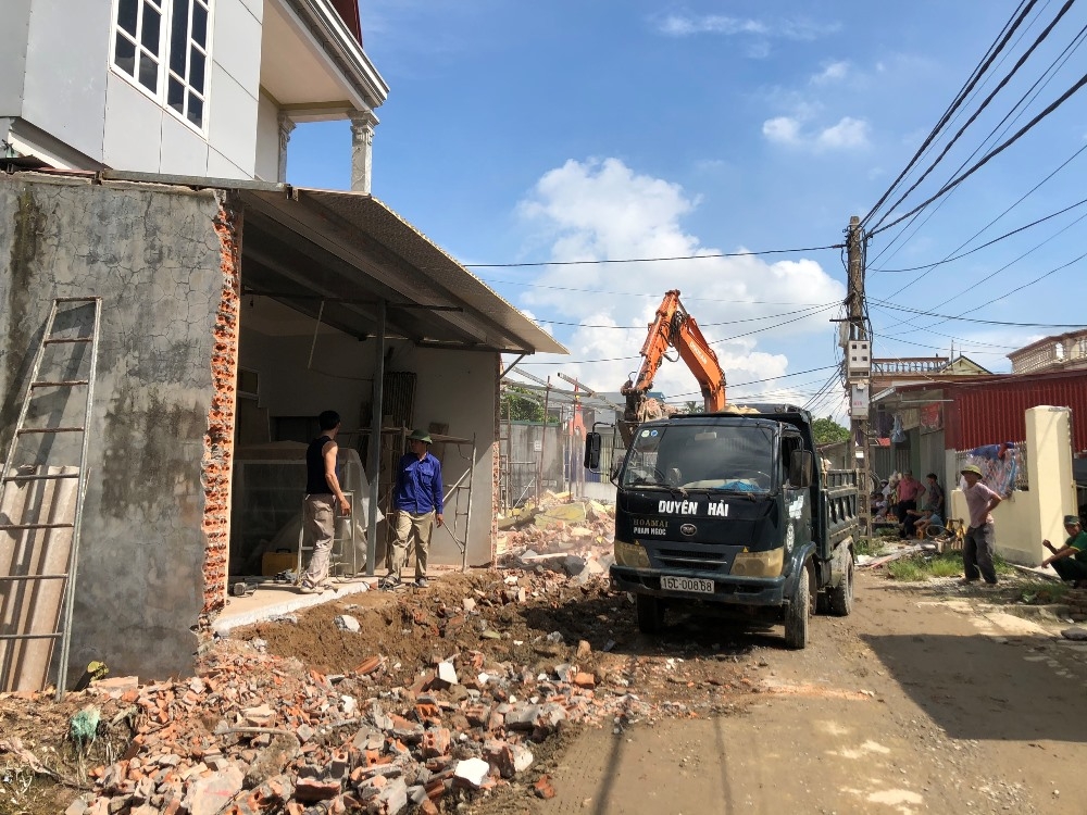 Mở rộng đường trục xã Mỹ Đức (Hải Phòng): Cần sự ủng hộ của nhân dân