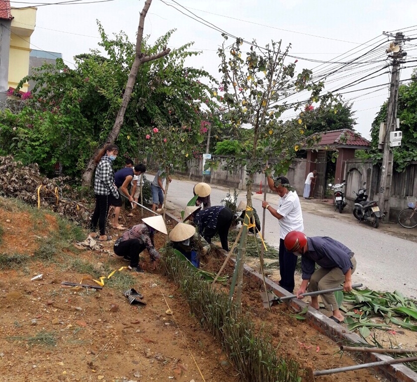 Lập Thạch (Vĩnh Phúc): Đẩy nhanh tiến độ xây dựng nông thôn mới nâng cao, thôn dân cư kiểu mẫu