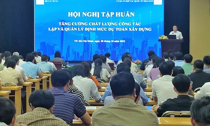 Bộ Xây dựng tập huấn chất lượng lập và quản lý định mức dự toán xây dựng