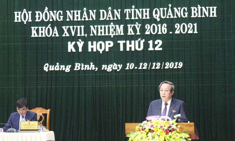 Quảng Bình: Khai mạc kỳ họp thứ 12, HĐND tỉnh khóa XVII