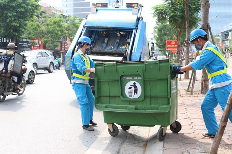 Urenco triển khai công tác vệ sinh môi trường quận Nam Từ Liêm từ ngày 01/01/2021