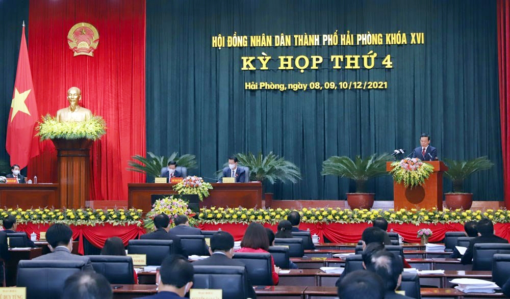 Hải Phòng: Khai mạc Kỳ họp thứ 4, HĐND thành phố khóa XVI