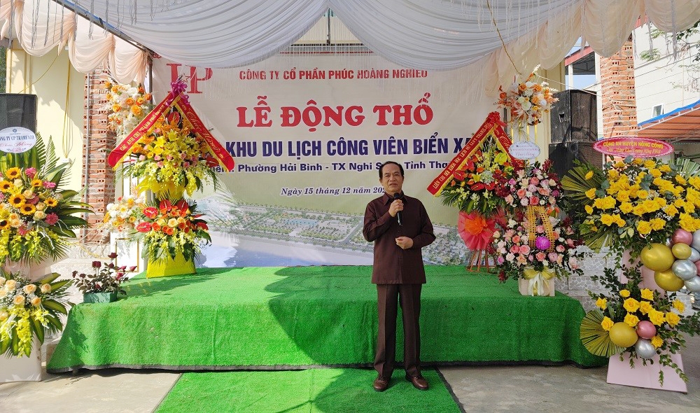 nghi son thanh hoa le dong tho du an khu du lich cong vien bien xanh