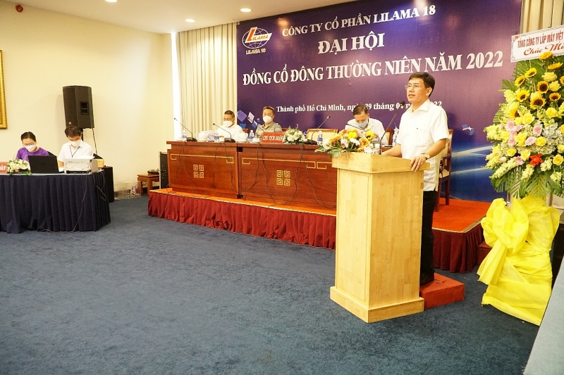 lilama 18 dai hoi dong co dong thuong nien nam 2022