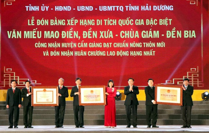 Cẩm Giàng (Hải Dương): Đẩy mạnh phát triển kinh tế - xã hội, xây dựng NTM nâng cao, NTM kiểu mẫu