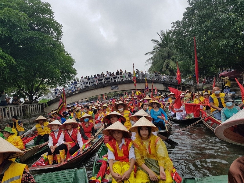 ninh binh khai mac tuan du lich sac vang tam coc trang an