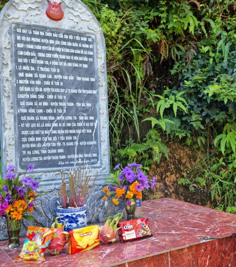 quang ninh tam bia noi dong doi nga xuong