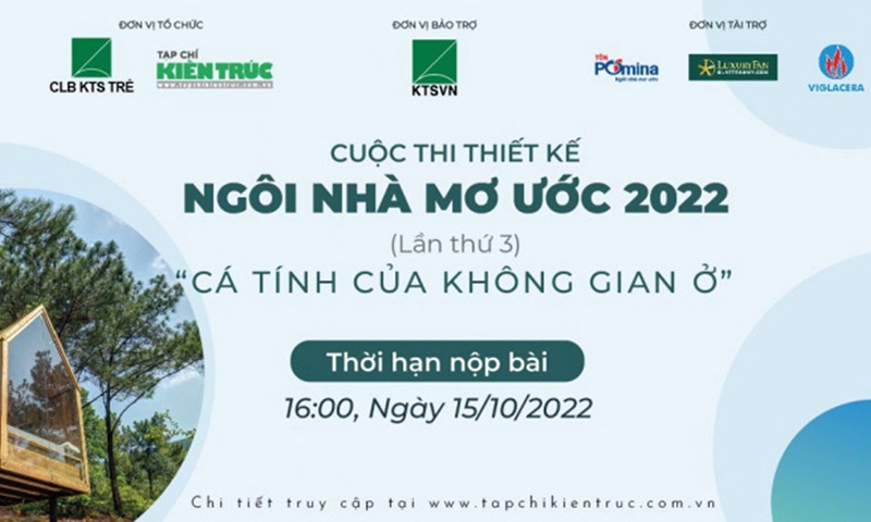 Cuộc thi thiết kế “Ngôi nhà mơ ước” 2022: Cá tính không gian ở