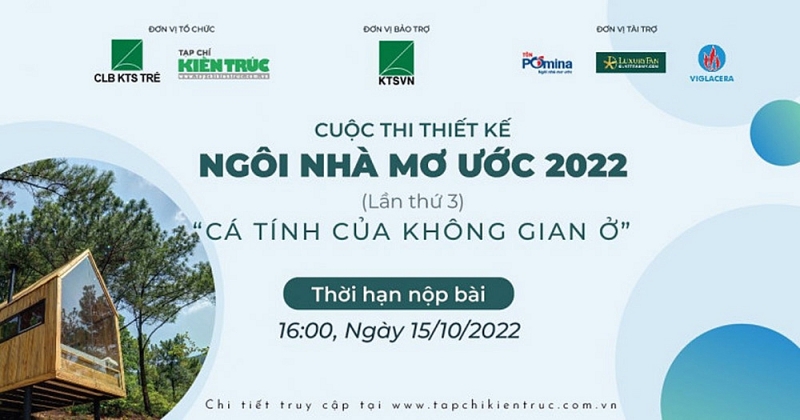 cuoc thi thiet ke ngoi nha mo uoc 2022 ca tinh khong gian o