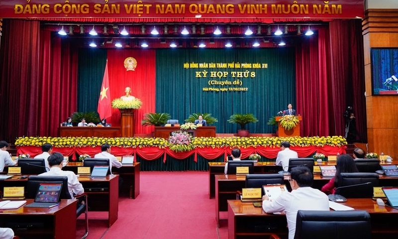 Hải Phòng: Khai mạc Kỳ họp thứ 8 HĐND khoá XVI, nhiệm kỳ 2021 – 2026