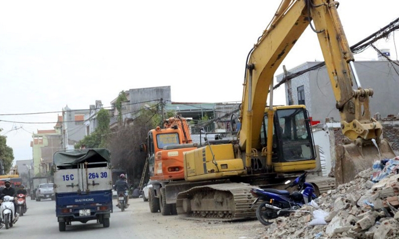 Thủy Nguyên (Hải Phòng): Hoàn thành giải phóng mặt bằng phục vụ Dự án cải tạo, nâng cấp đường tỉnh 359