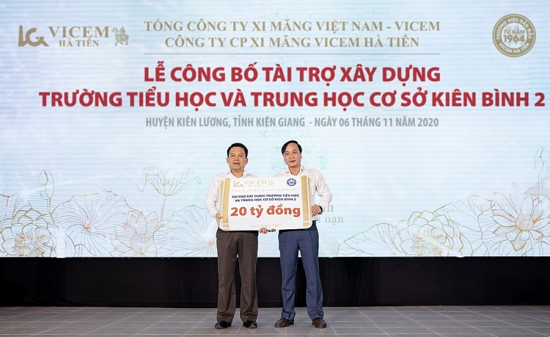 huyen kien luong kien giang vicem ha tien tai tro xay dung truong hoc