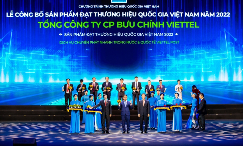 Viettel Post – doanh nghiệp chuyển phát duy nhất có sản phẩm đạt Thương hiệu Quốc gia năm 5 năm liên tiếp