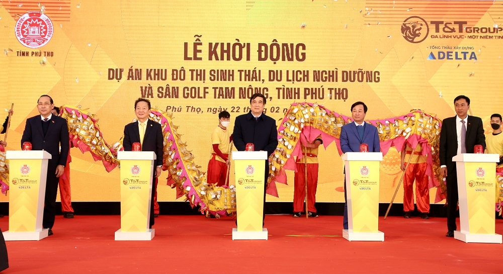 T&T Group khởi động dự án Khu đô thị sinh thái và sân golf gần 500 ha tại Phú Thọ