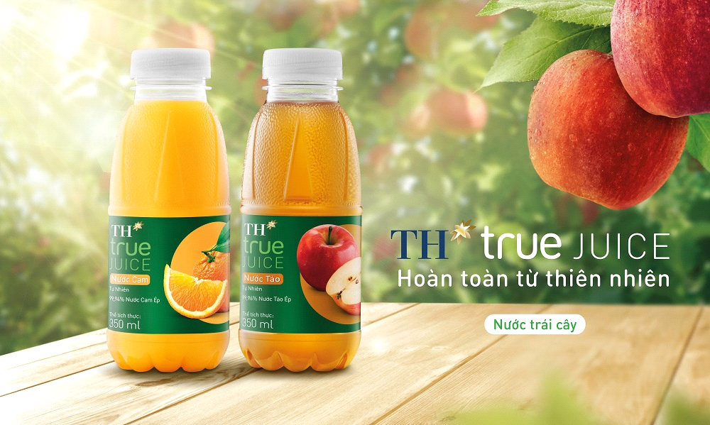 Tập đoàn TH kể câu chuyện mới về hoa trái với TH true JUICE