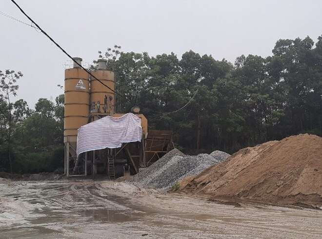 Vĩnh Phúc: Dừng hoạt động của trạm trộn bê tông Tuổi Trẻ chi nhánh Sông Lô để hoàn thiện hồ sơ pháp lý