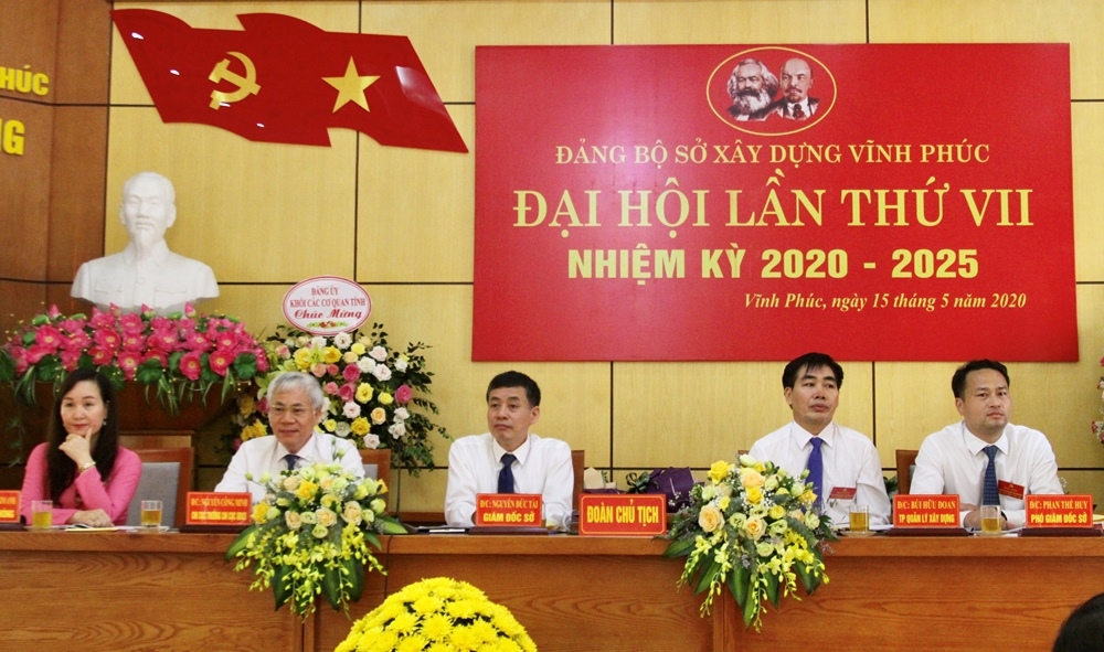 dang bo so xay dung vinh phuc to chuc dai hoi lan thu vii nhiem ky 2020 2025