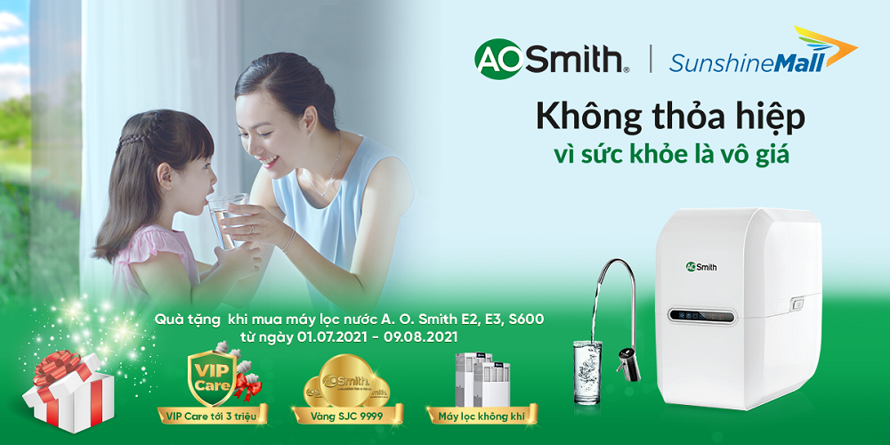 Sunshine Mall hợp tác phát triển cùng A.O.Smith mang lại giá trị cho người tiêu dùng