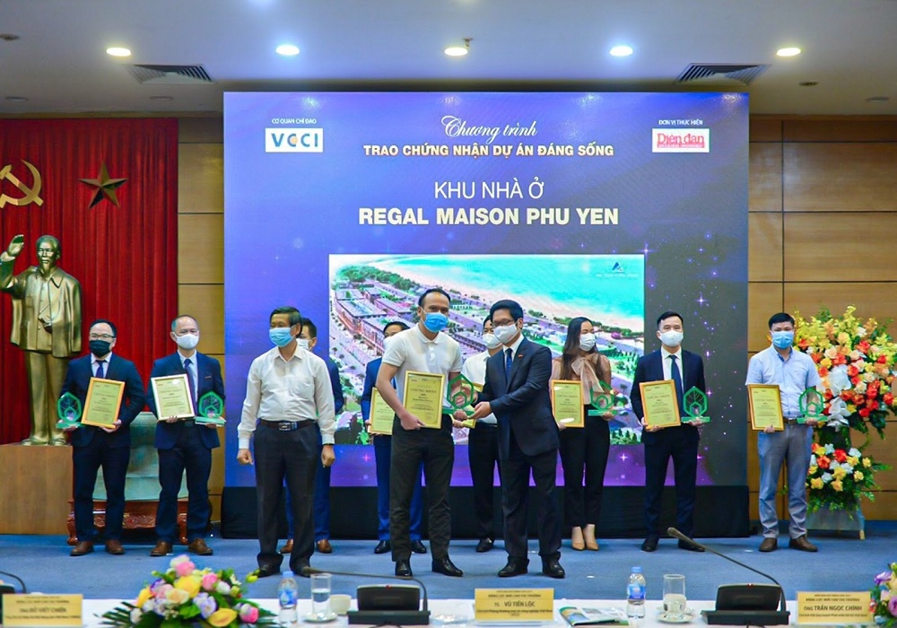 regal maison phu yen cua dat xanh mien trung duoc vinh danh tai du an dang song 2021