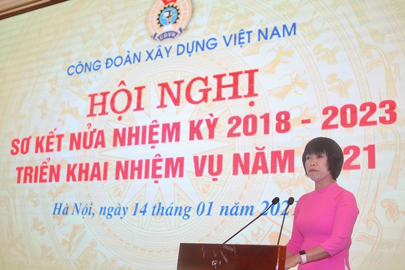 cong doan xay dung viet nam so ket hoat dong cong doan nua nhiem ky 2018 2023