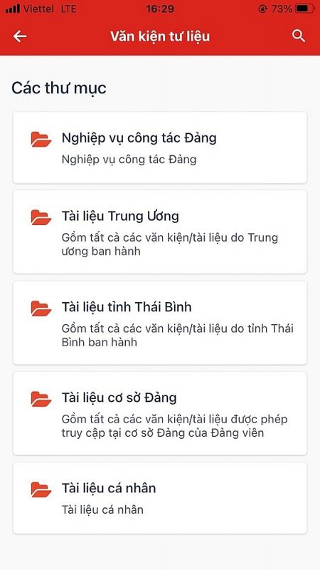 thai binh trien khai phan mem so tay dang vien dien tu trong toan dang bo tinh