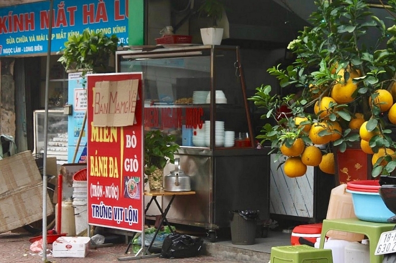 ha noi pho phuong vang lang trong ngay dau tien di lam sau ky nghi tet