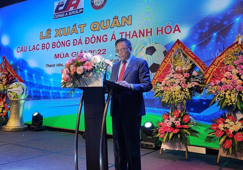 clb bong da dong a thanh hoa to chuc le xuat quan mua giai nam 2022