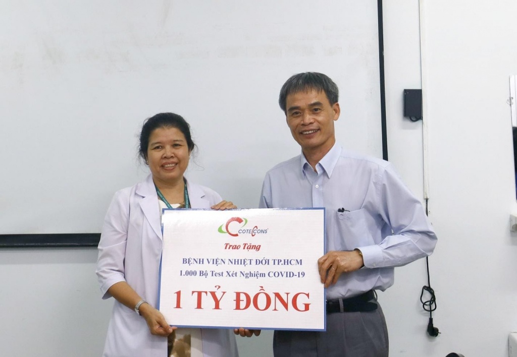 Coteccons chung tay phòng, chống dịch Covid-19