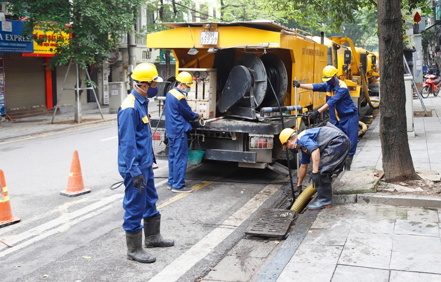 Hà Nội ban hành đơn giá thoát nước đô thị