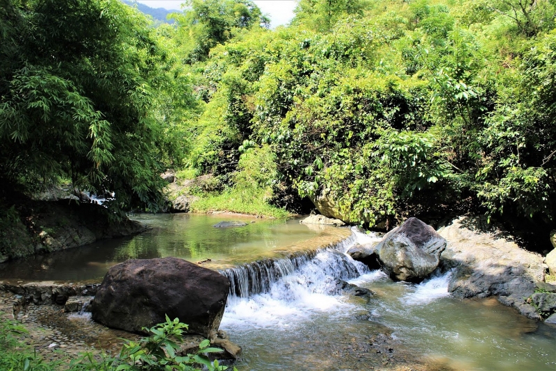 hoa binh du an khu du lich sinh thai thac thang thien xay dung khong phep chong lan nhieu hecta dat trong rung