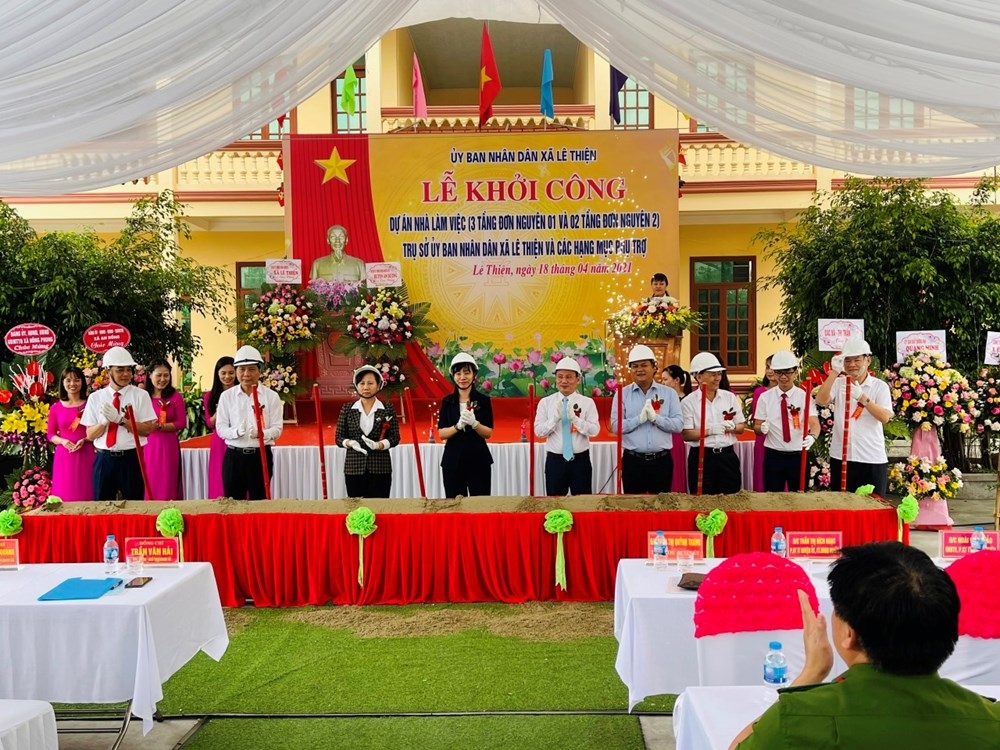 An Dương (Hải Phòng): Khởi công 20 công trình chào mừng bầu cử đại biểu Quốc hội khóa XV