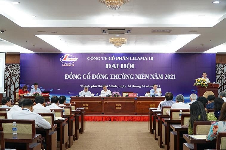 lilama 18 to chuc thanh cong dai hoi dong co dong thuong nien nam 2021