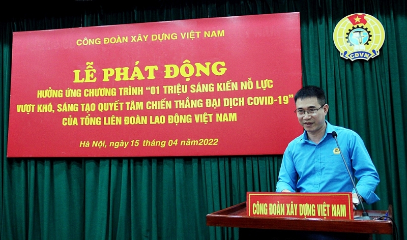 cong doan xay dung viet nam phat dong huong ung chuong trinh 01 trieu sang kien no luc vuot kho sang tao quyet tam chien thang dai dich covid 19