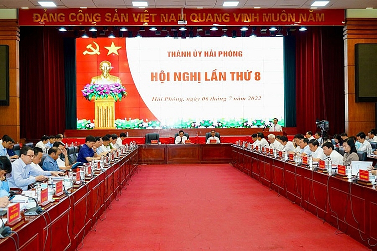 hai phong to chuc hoi nghi thanh uy lan thu 8