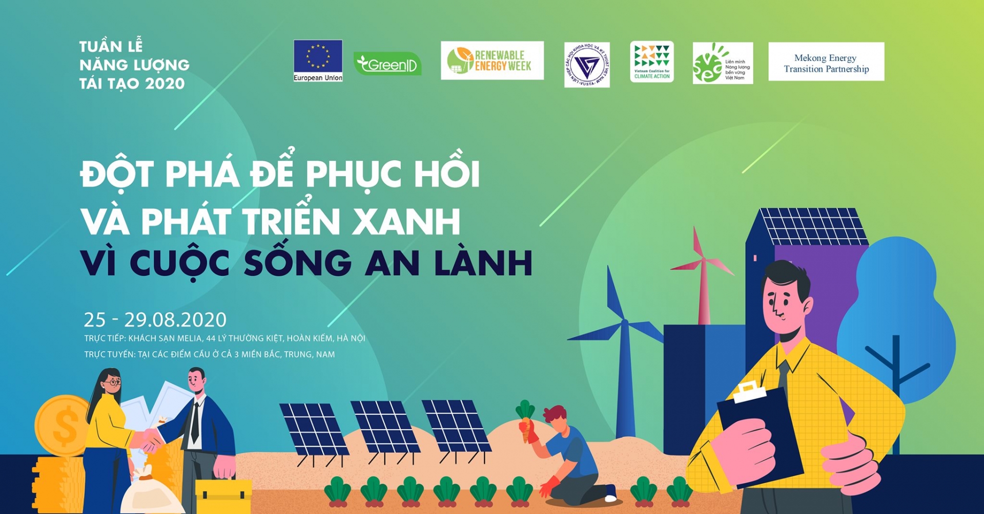 Tuần lễ năng lượng tái tạo 2020: Đột phá để phục hồi và phát triển xanh vì cuộc sống an lành