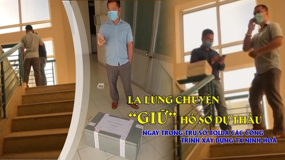 Lạ lùng chuyện “giữ” hồ sơ dự thầu ngay trong trụ sở Ban Quản lý dự án các công trình xây dựng thị xã Ninh Hòa