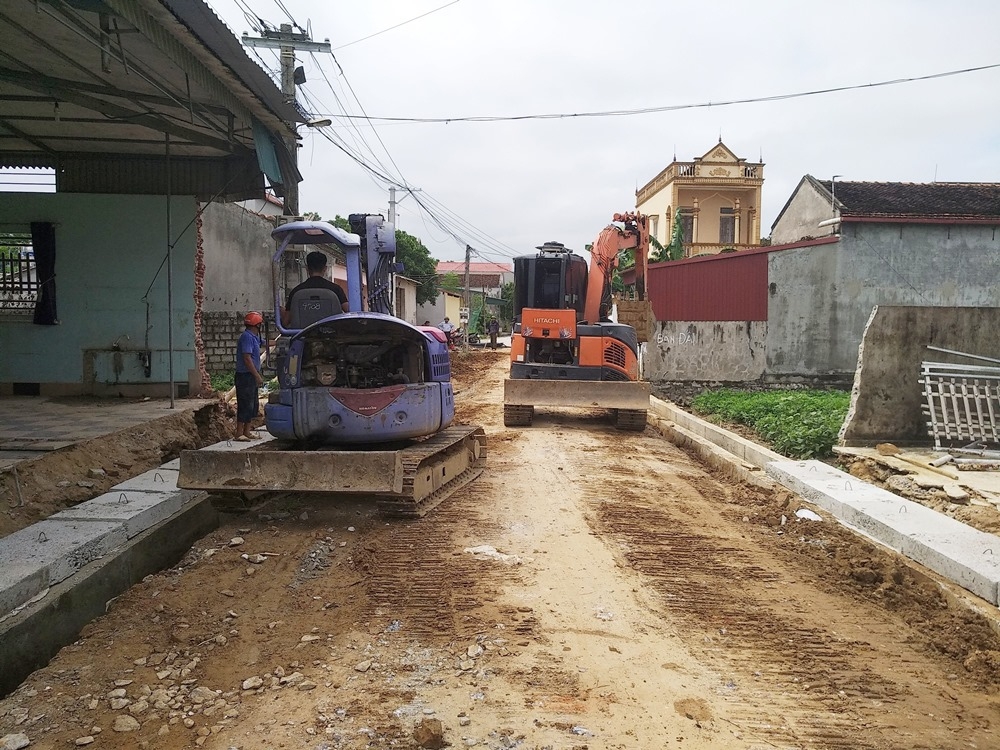 Hoằng Hóa (Thanh Hóa): Dự án làm đường dang dở được tái khởi động