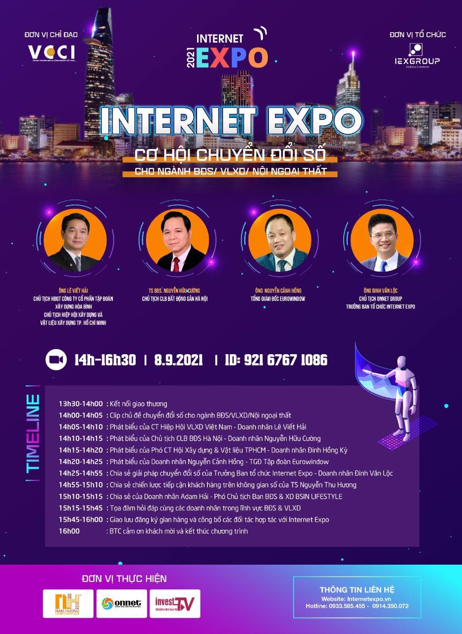 co hoi cho nganh bat dong san xay dung noi ngoai that viet nam chuyen doi so cung internet expo