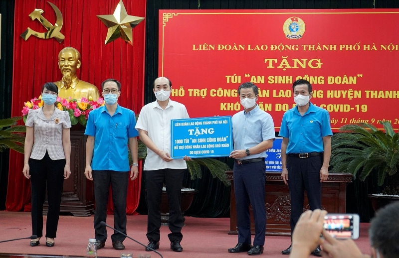 cong doan ha noi luon the hien trach nhiem dong hanh cung doan vien nguoi lao dong