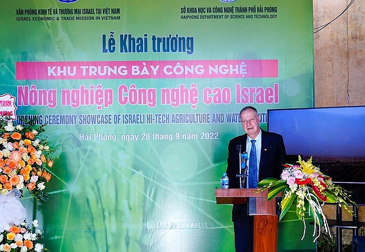 hai phong khai truong khu trung bay cong nghe nong nghiep cong nghe cao israel