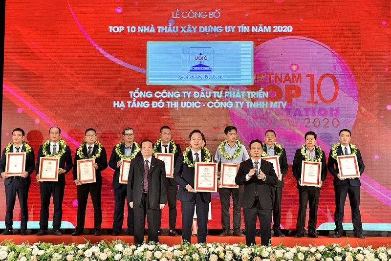 udic vinh du nhan giai thuong top 10 nha thau uy tin 2020